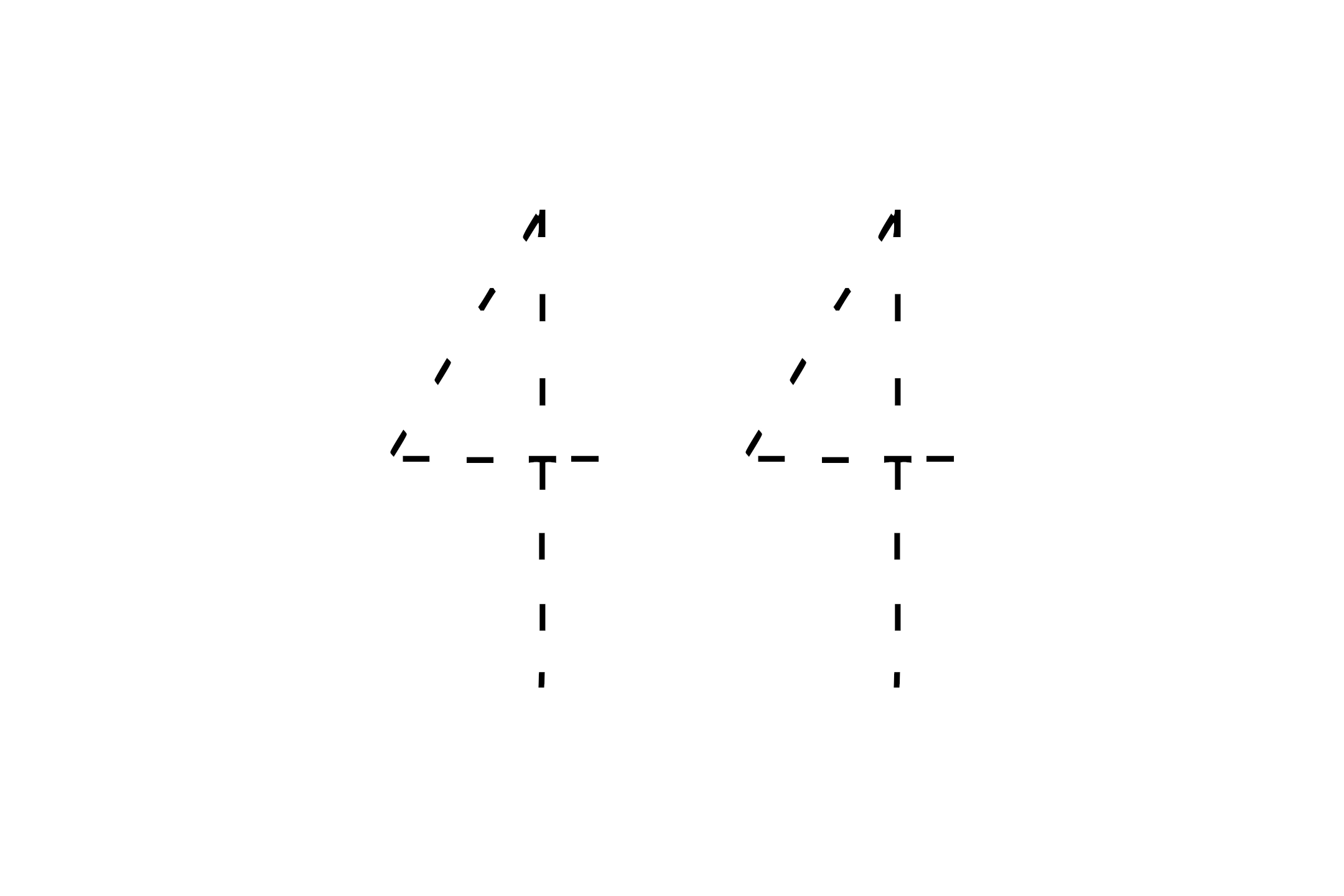 Large dotted outline of the number 44 in the center on a white background.