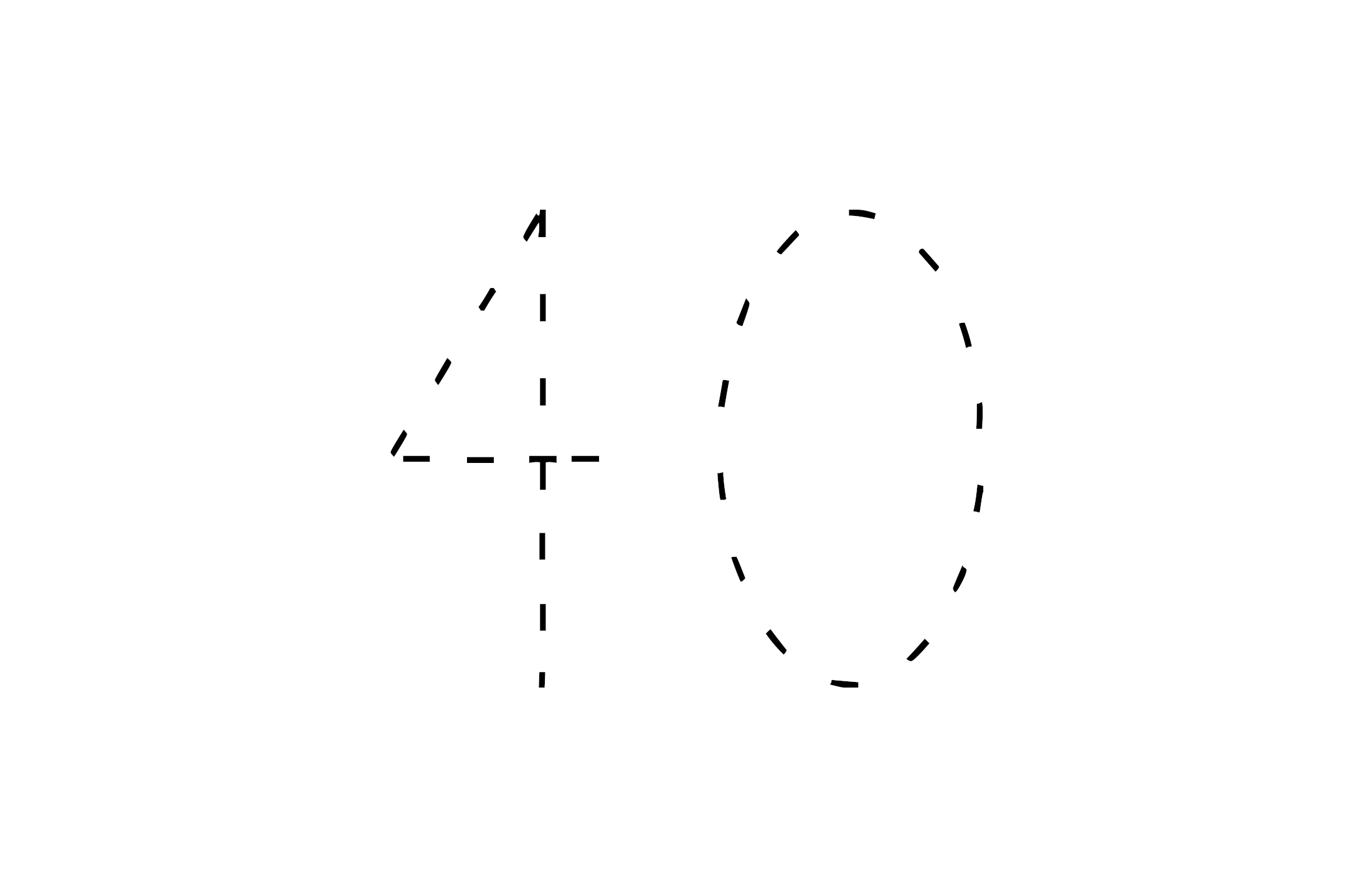 Large dotted outline of the number 40 in the center on a white background.